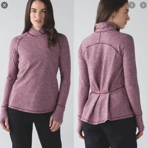 Lululemon  Warm Your Core Long Sleeve Mock Neck Purple Size 4